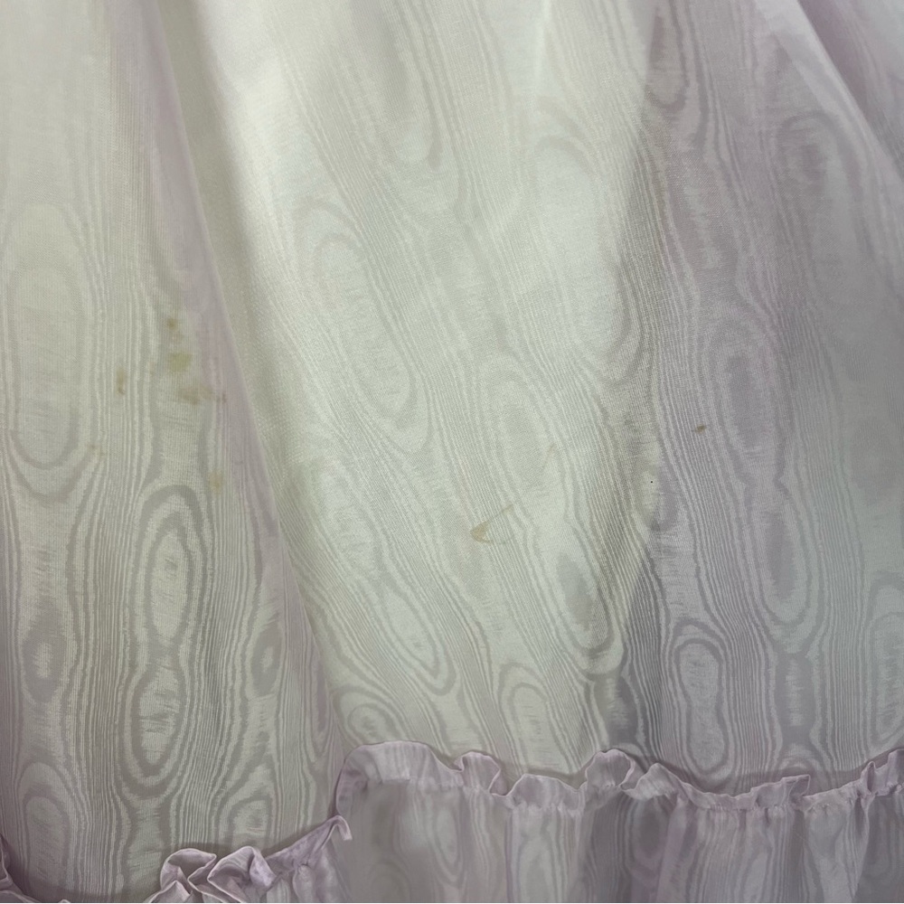 Gunne Sax Lilac 70s Dress Lace Ruffles - Picture 7 of 14